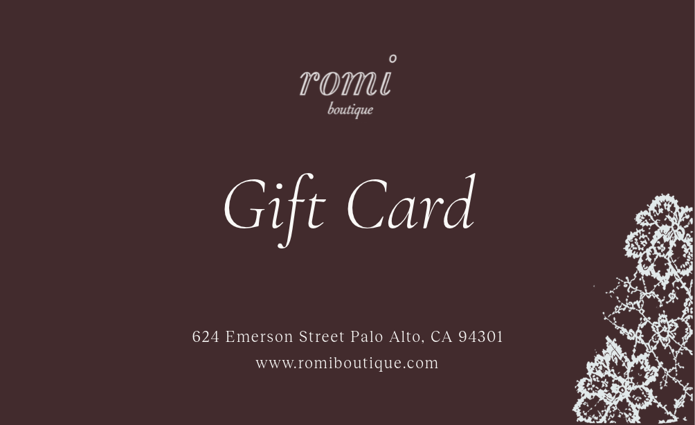 Wrapped Gift Cards Physical Gift Card at Romi Boutique