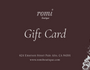 Wrapped Gift Cards Physical Gift Card at Romi Boutique