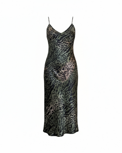 GO SLIP DRESS IN OLIVE BRANCH