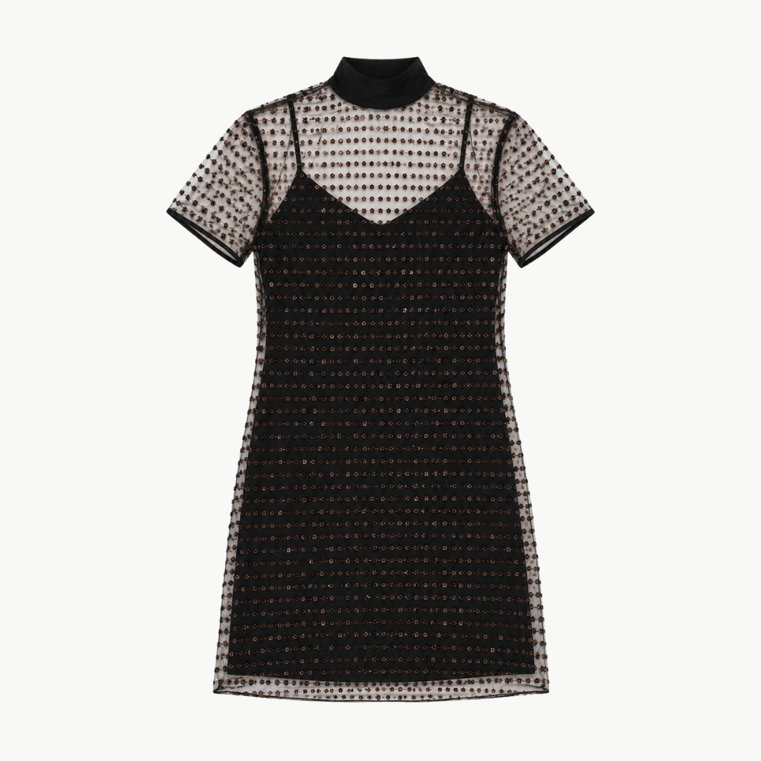 Staud Ilana Mini Dress at Romi Boutique