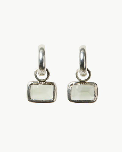 BEVERLY EARRINGS IN GREEN AMETHYST