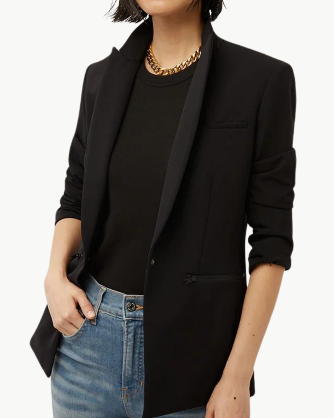 SCUBA JACKET IN BLACK