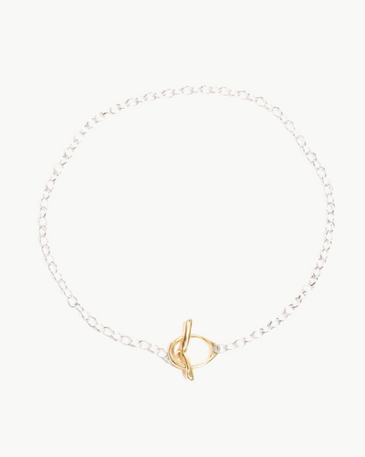 CERES TOGGLE NECKLACE IN BRASS