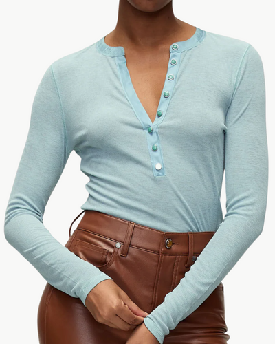 DREXLER TOP IN ANTIQUE BLUE
