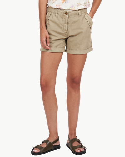 SAMI WOVEN SHORT IN STRAW