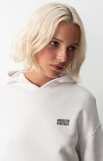WOMEN'S HOODIE IZUBIRD IN VINTAGE DOVE
