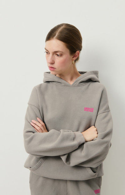 WOMEN'S HOODIE IZUBIRD IN VINTAGE BEAVER