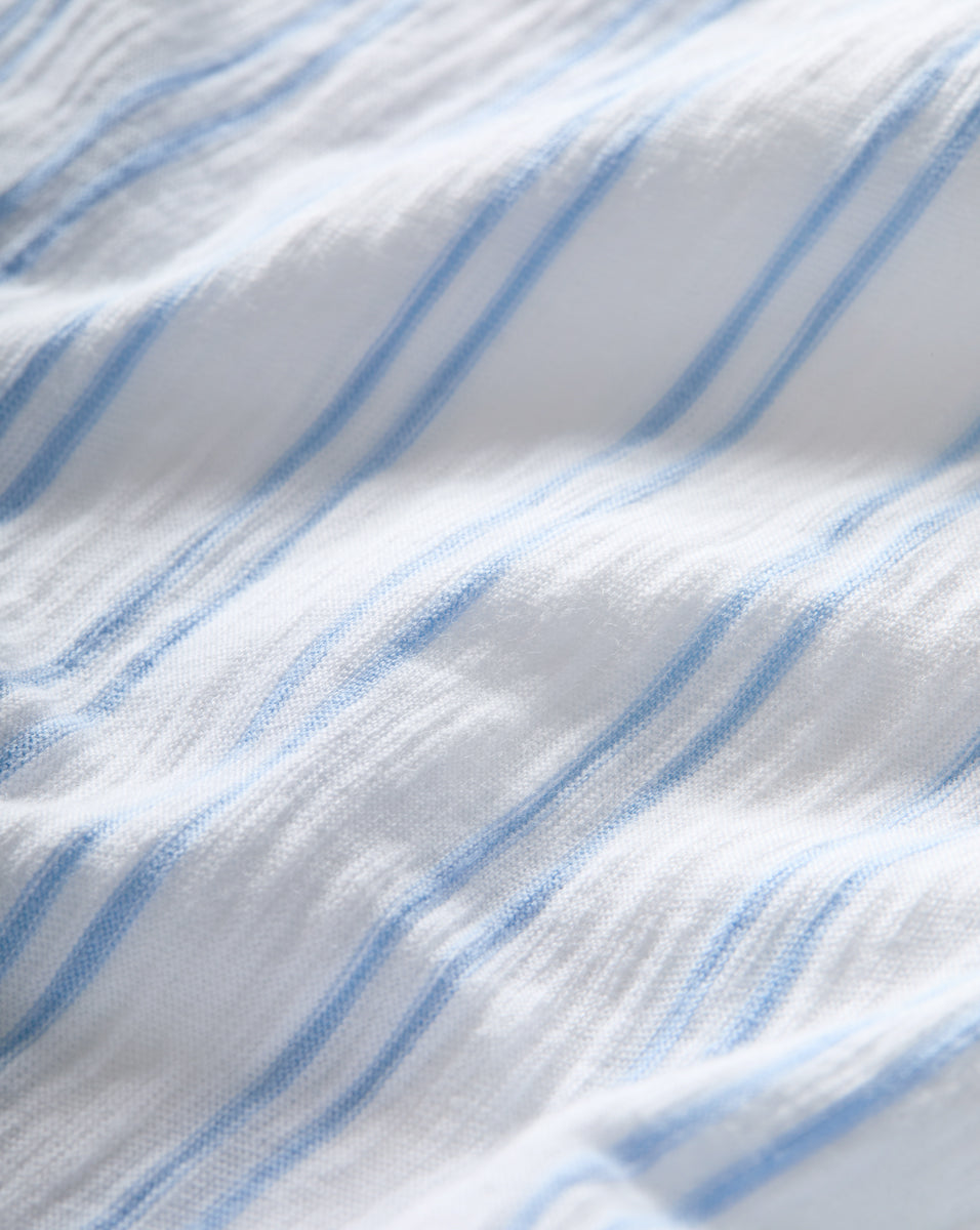DREE MUSCLE TEE IN BLUEBELL/WHITE