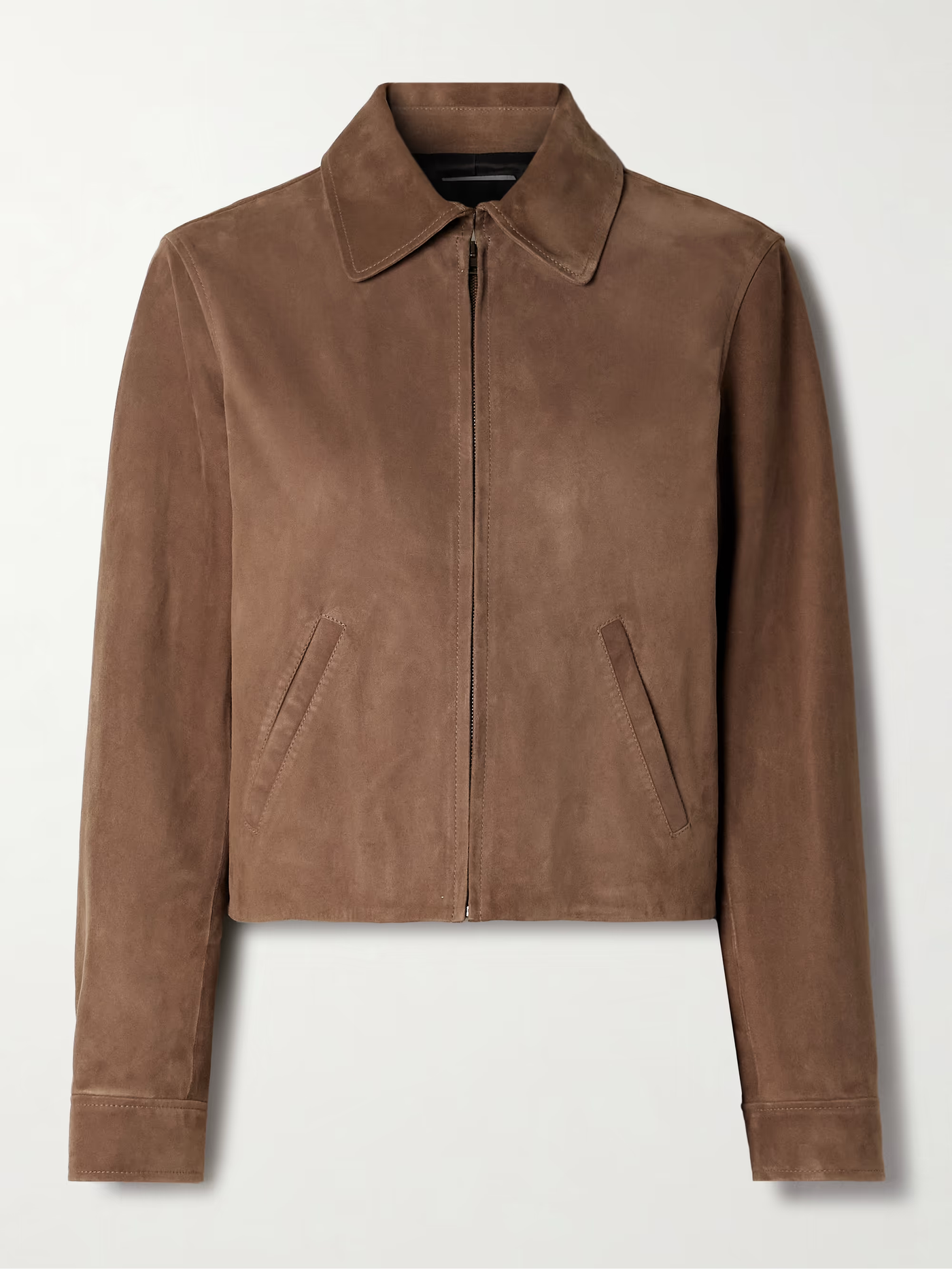 BEAUVAIS SUEDE JACKET IN CAFFE - Romi Boutique