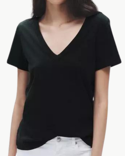 THE SLUB VEE IN BLACK