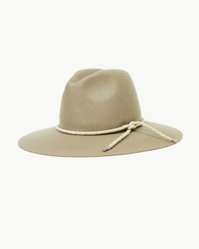 VALENCIA FEDORA IN WARM GREY