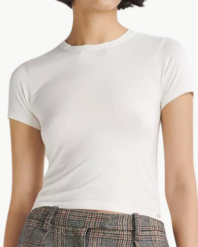 LUCA BABY TEE IN WHITE