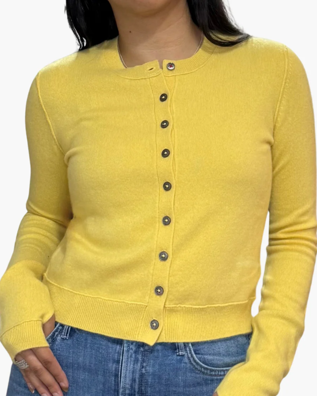ROYAL CASHMERE CARDIGAN IN MEYER