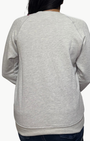 I Stole My Boyfriend's Shirt SACRED HEART CREW SWEATSHIRT IN GREY/MAROON at Romi Boutique