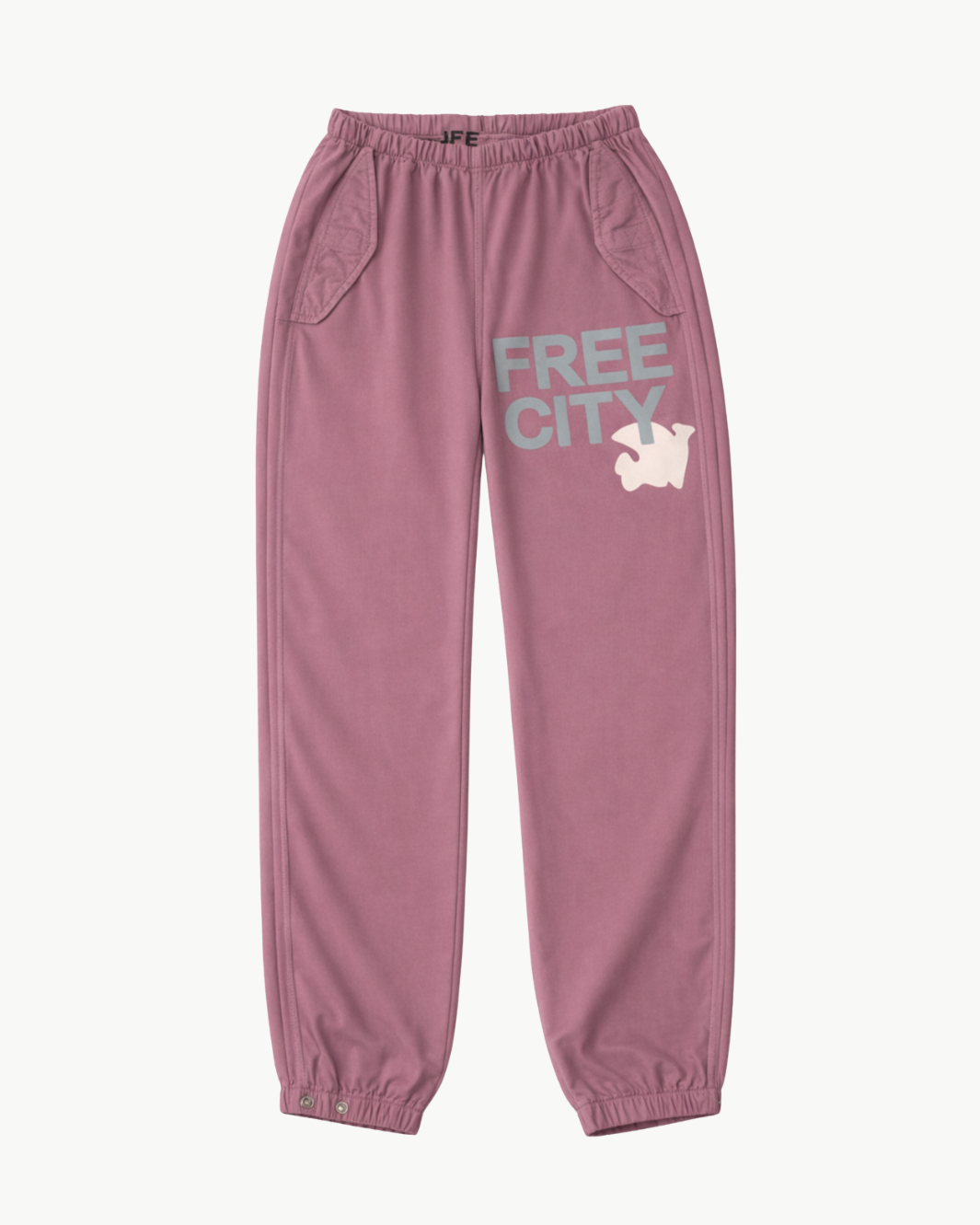 FREECITY FLAP/SNAP FREECITYLARGE MATTE/SATIN AIRJUMP PANT at Romi Boutique
