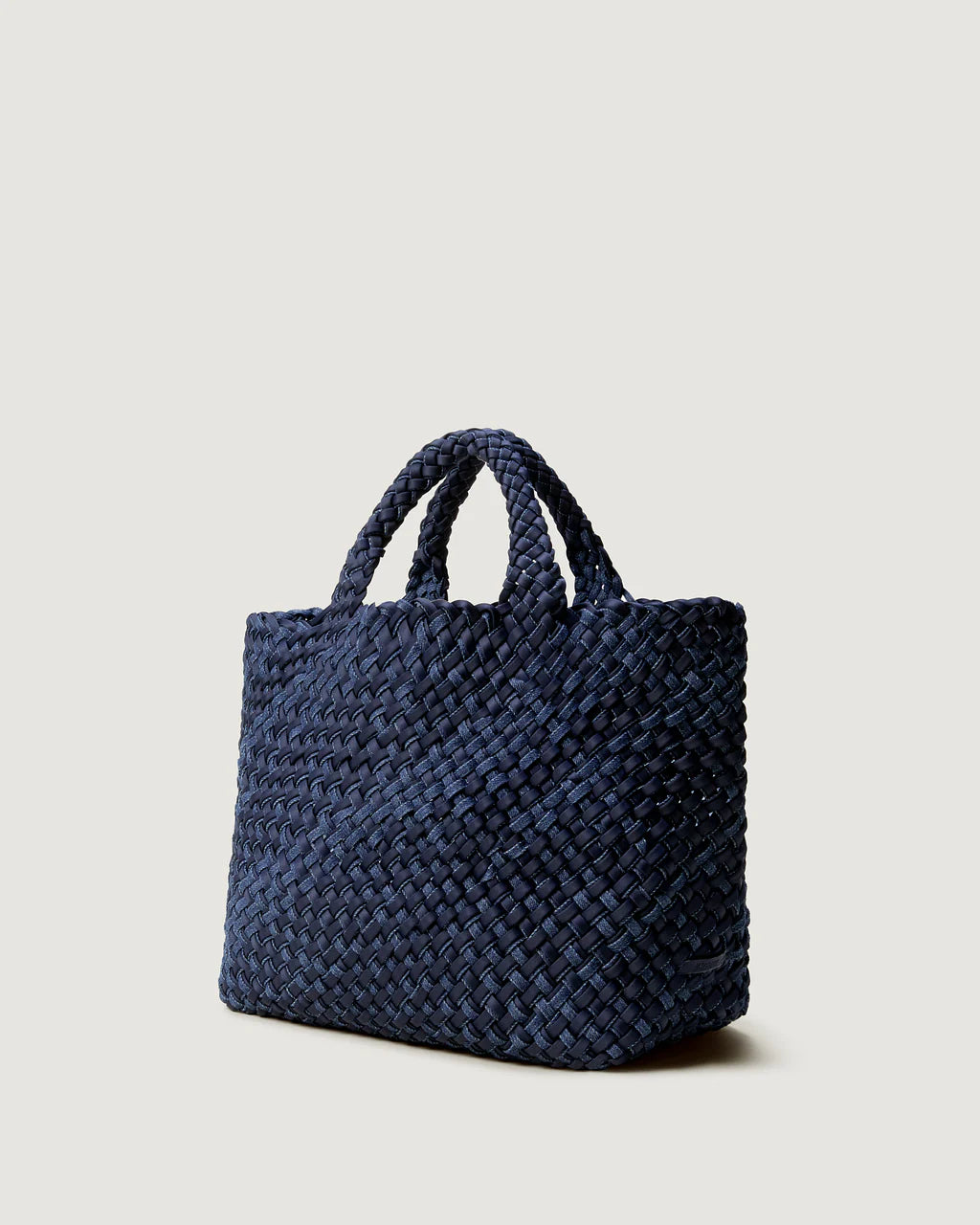 Naghedi ST. BARTHS MEDIUM TOTE DOUBLE WEAVE DENIM at Romi Boutique
