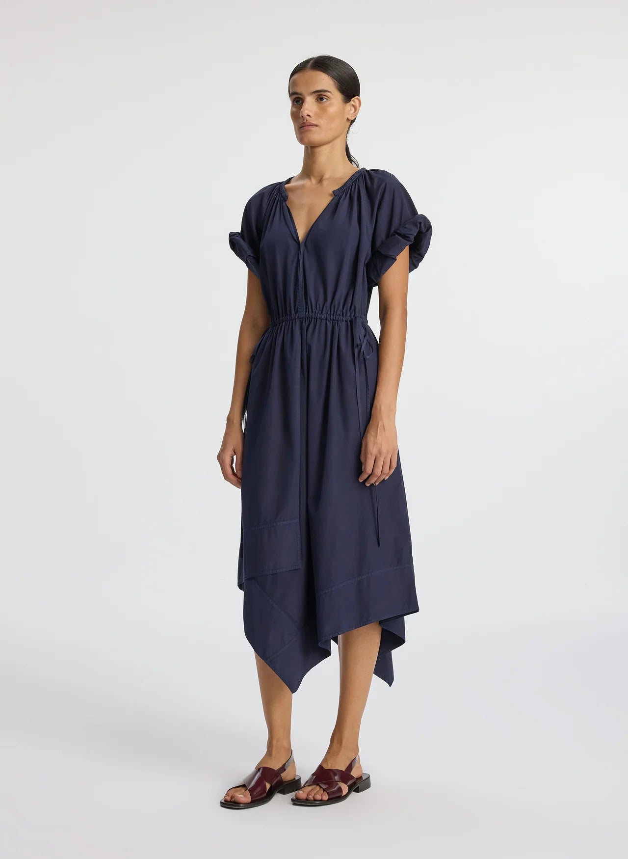 ODIN DRESS IN MARITIME NAVY - Romi Boutique