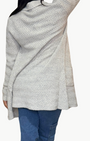 Oats Cashmere DAIS CARDIGAN IN NIMBUS at Romi Boutique