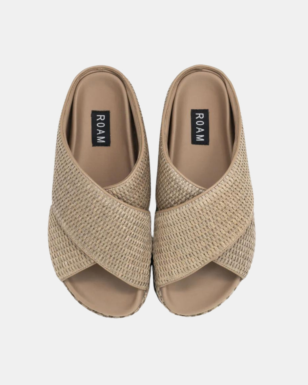 CROSS STACK RAFFIA IN NATURAL