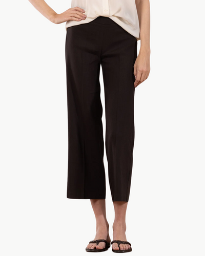 ALEX LINEN PANT IN ESPRESSO - Romi Boutique
