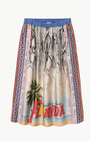 Me369 VANESSA PRINTED MIDI SKIRT at Romi Boutique