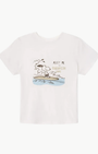 Re/Done Classic Tee Snoopy Hang Ten at Romi Boutique