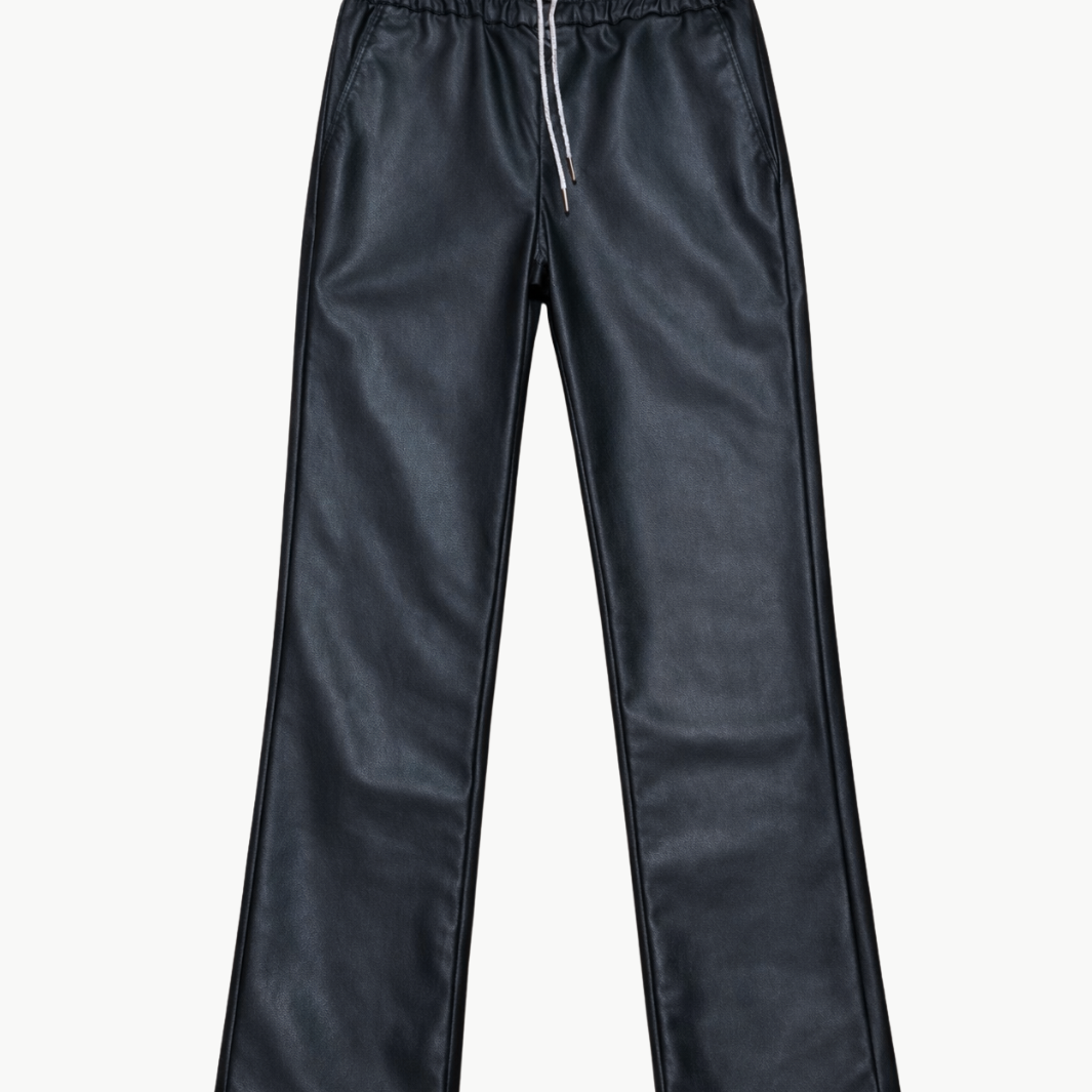 Bevy Flog Loren Vegan Pant with Crystal Tie at Romi Boutique
