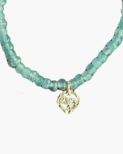 SKINNY CHARM BRACELET IN TURQUOISE