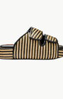Simon Miller STRIPE RAFFIA CRO SLIDE at Romi Boutique