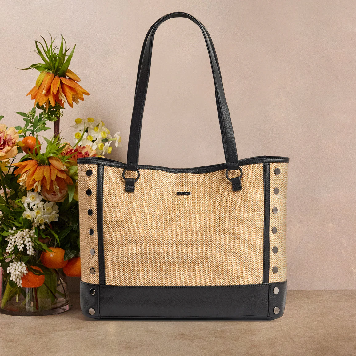 ANDERSEN REVIVAL IN CHAPARRAL RAFFIA/GUNMETAL