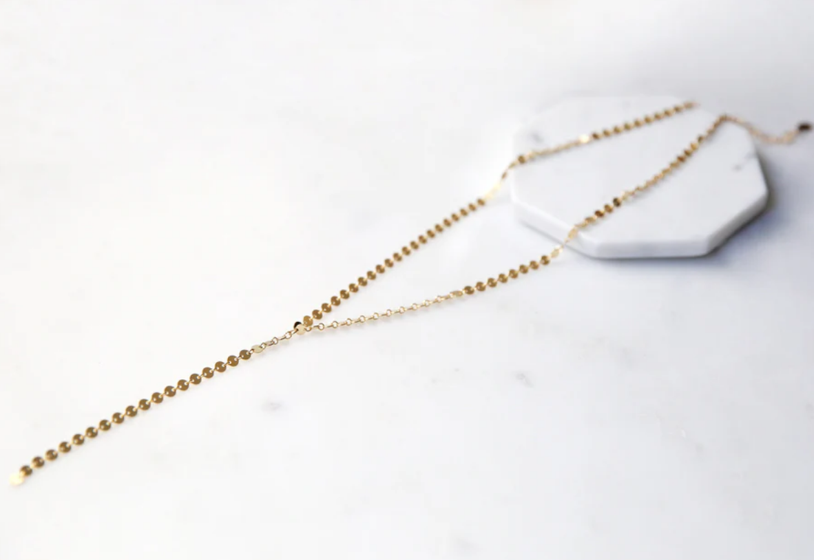 Maya Bauman BARE NECKLACE IN GOLD at Romi Boutique