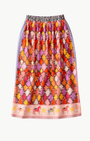 Me369 ALEXA PRINTED MIDI SKIRT at Romi Boutique