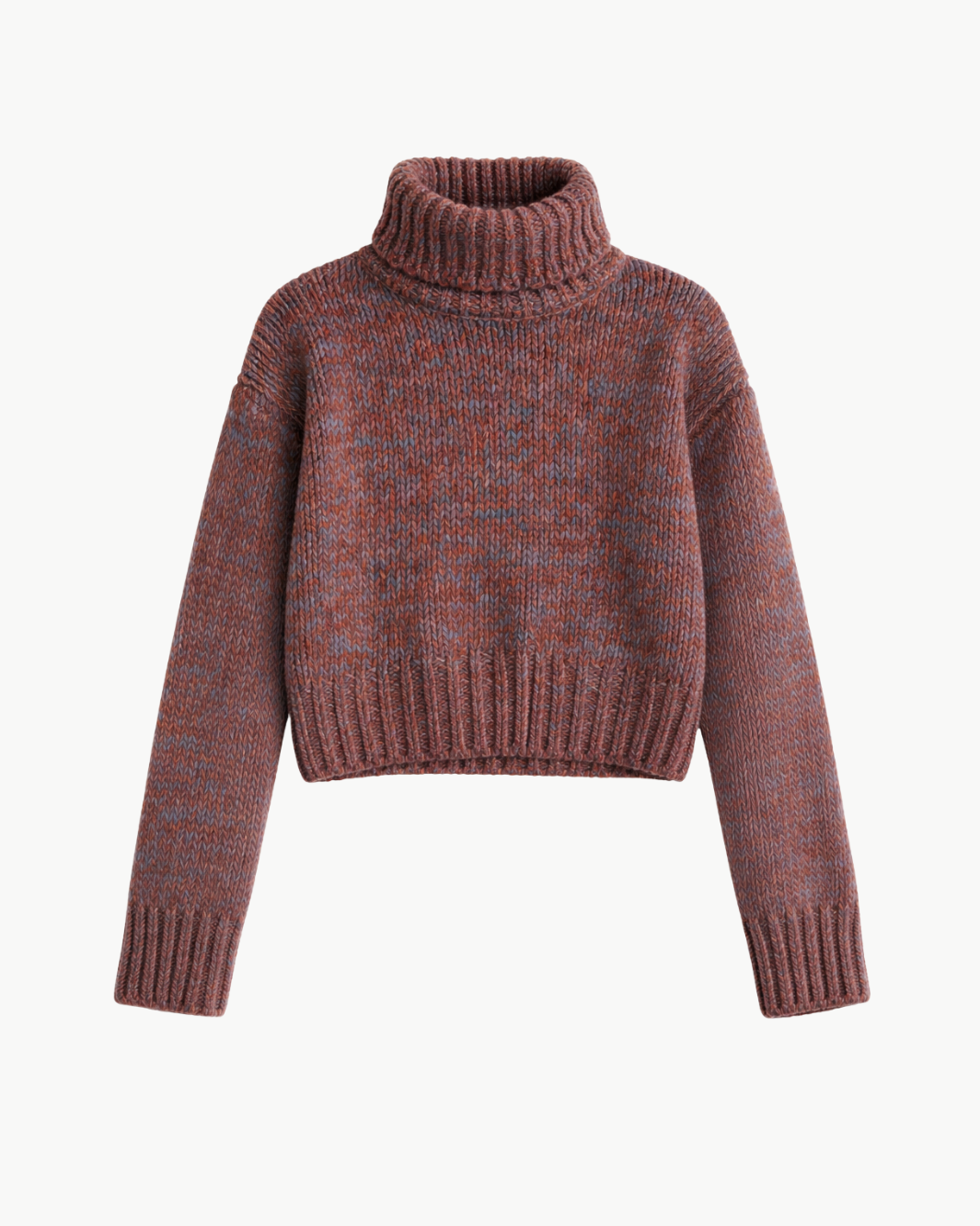 DARCEY CROPPED SLOUCHY TURTLENECK