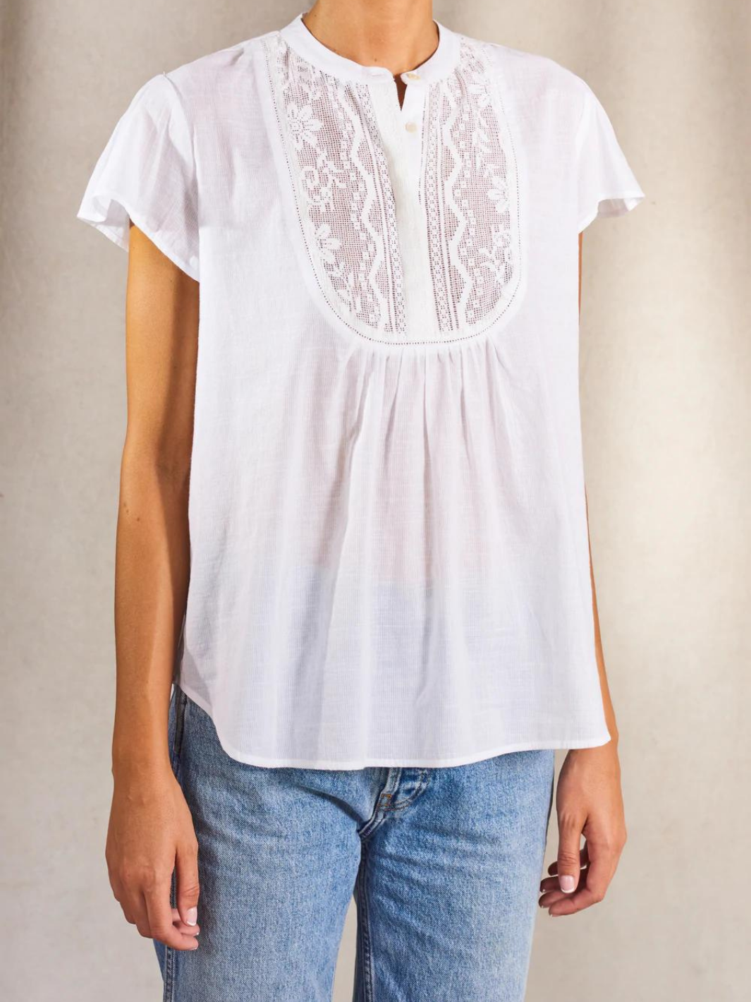 Mabe Freya Short Sleeve Top at Romi Boutique