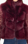 Generation Love ROSARIO FAUX FUR VEST at Romi Boutique