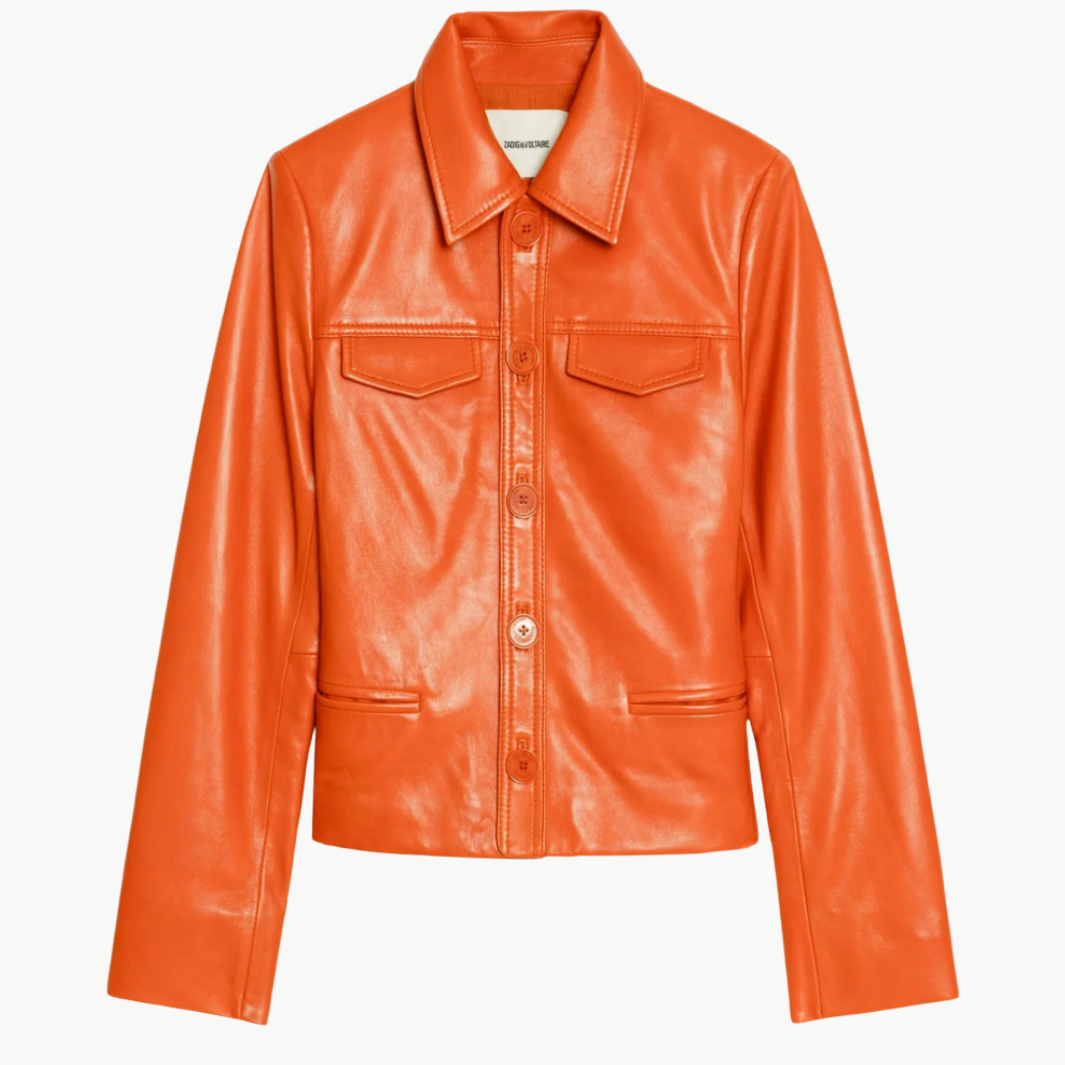 Zadig & Voltaire Liam Leather Jacket at Romi Boutique