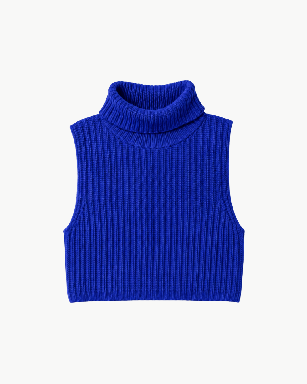 Saige Cropped Cashmere Turtleneck