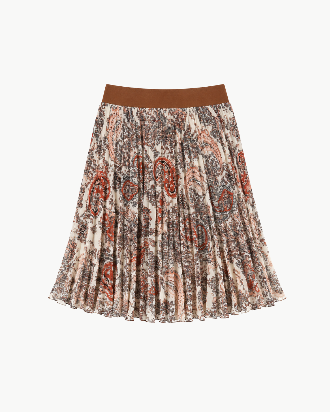 Knee-length Chiffon Skirt