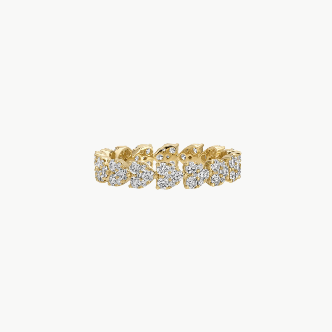 ENDLESS LOVE ETERNITY BAND IN 14K YELLOW GOLD