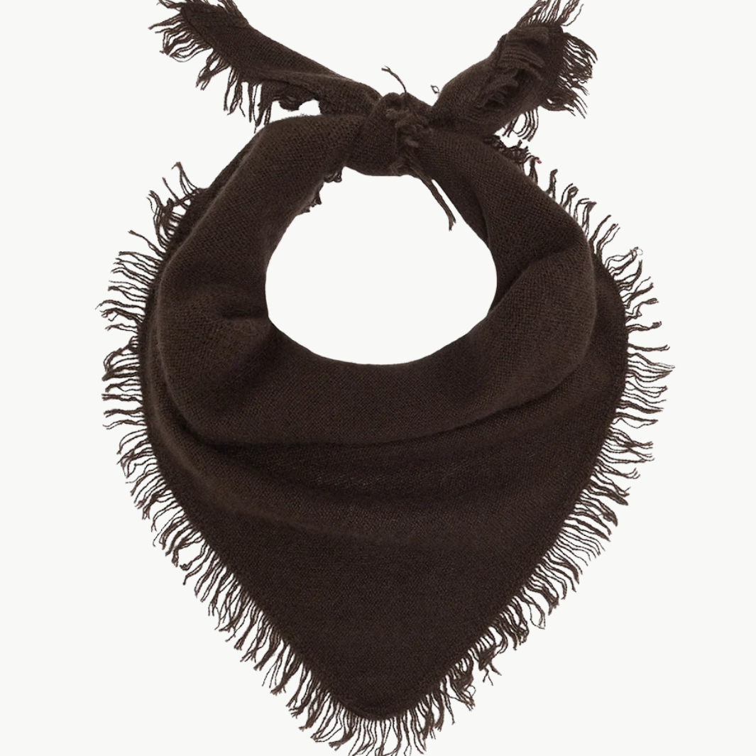 Distressed Triangle Scarf