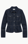 Go Silk Go Military Blues Jacket at Romi Boutique