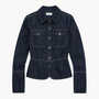 Go Silk Go Military Blues Jacket at Romi Boutique