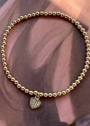 Alexa Leigh ESTHER BRACELET IN GOLD at Romi Boutique