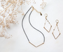 Maya Bauman V EARRINGS MEDIUM IN MIX METAL at Romi Boutique