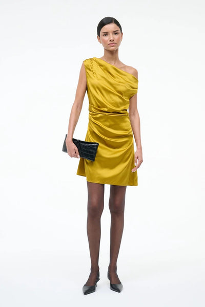 MINI PHARE DRESS IN TURMERIC