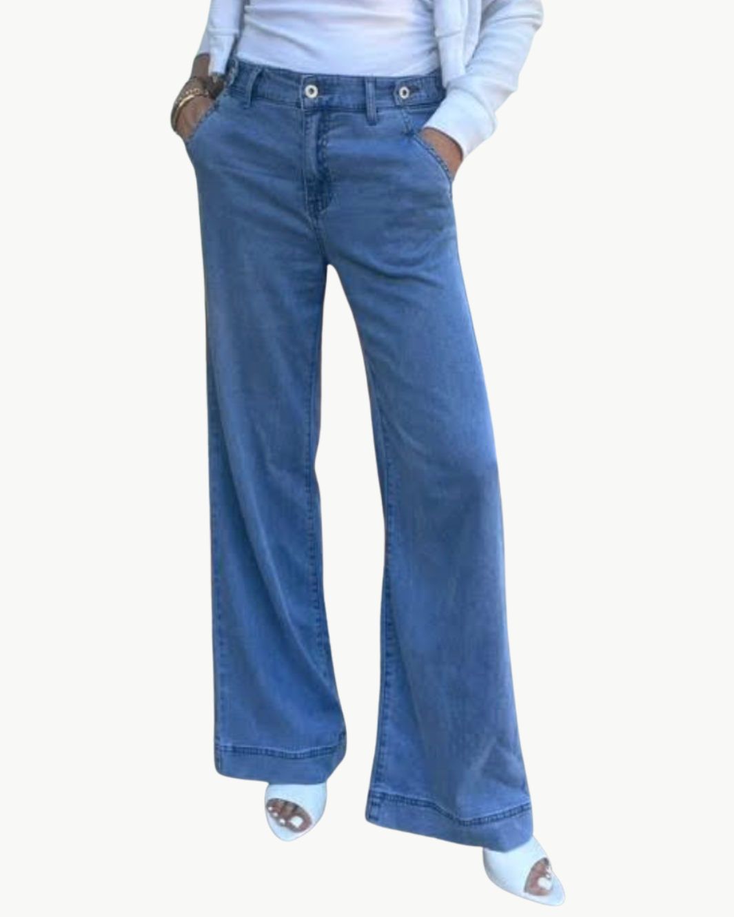 Bevy Flog Linda Denim at Romi Boutique