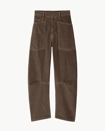 SHON CORDUROY PANT IN BRUNETTE - Romi Boutique