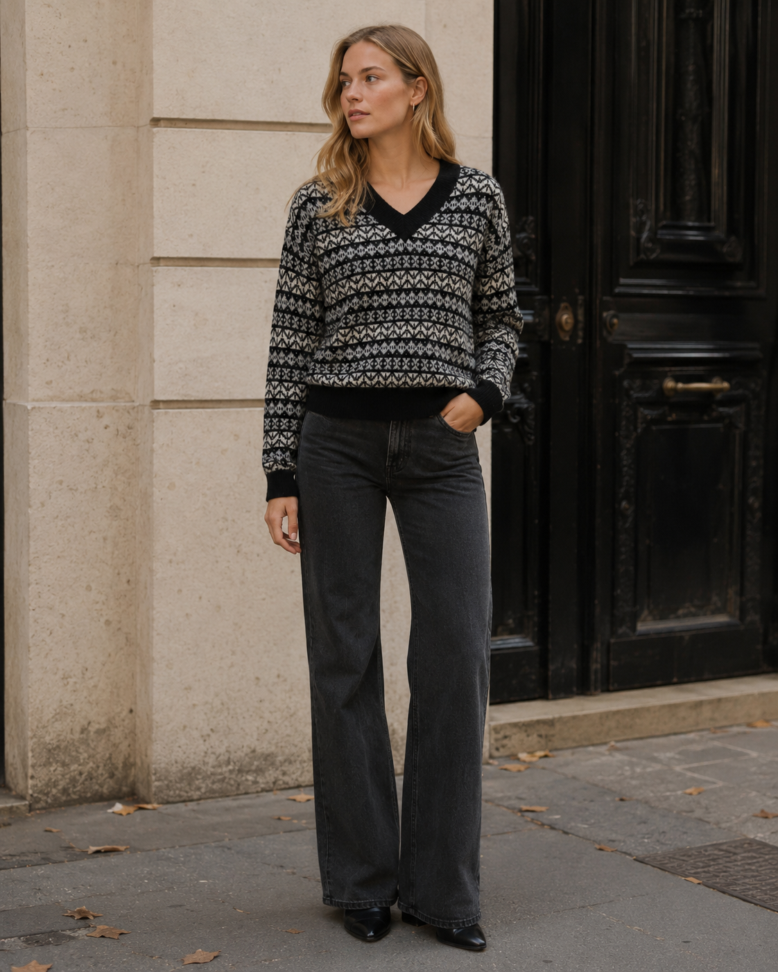 Zelda V Neck Sweater