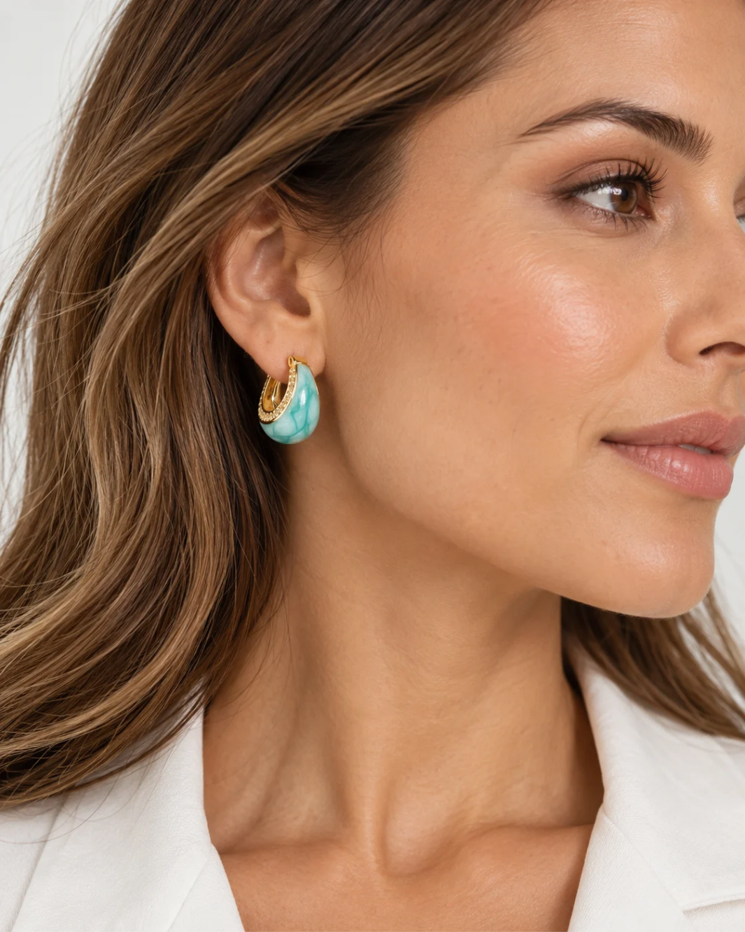 Romi Palmer Hoop Earrings at Romi Boutique