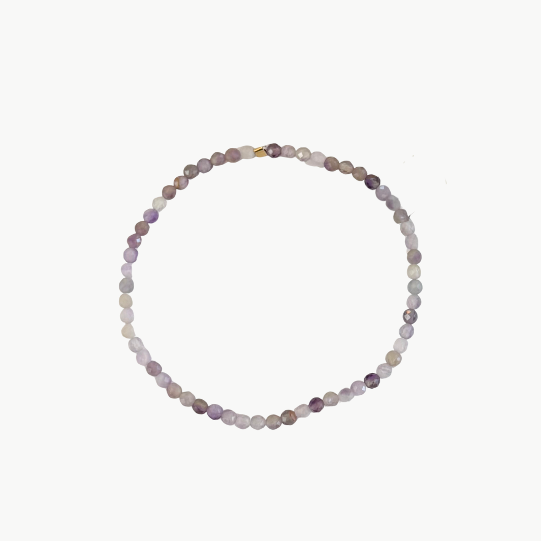 MARIT RAE SKINNY SEMIPRECIOUS BRACELET IN PURPLE HAZE at Romi Boutique